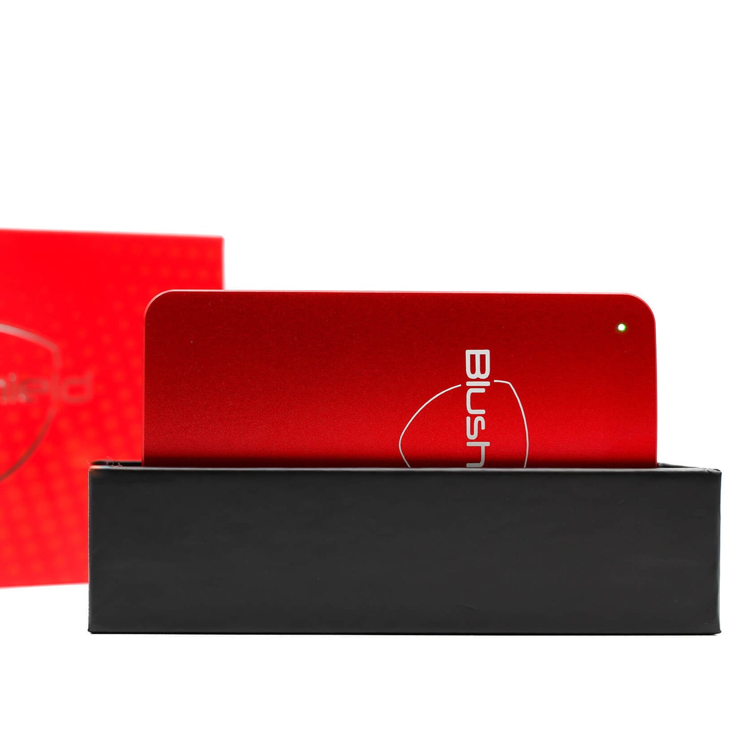 The Sensitive portable sits inside of its packaging