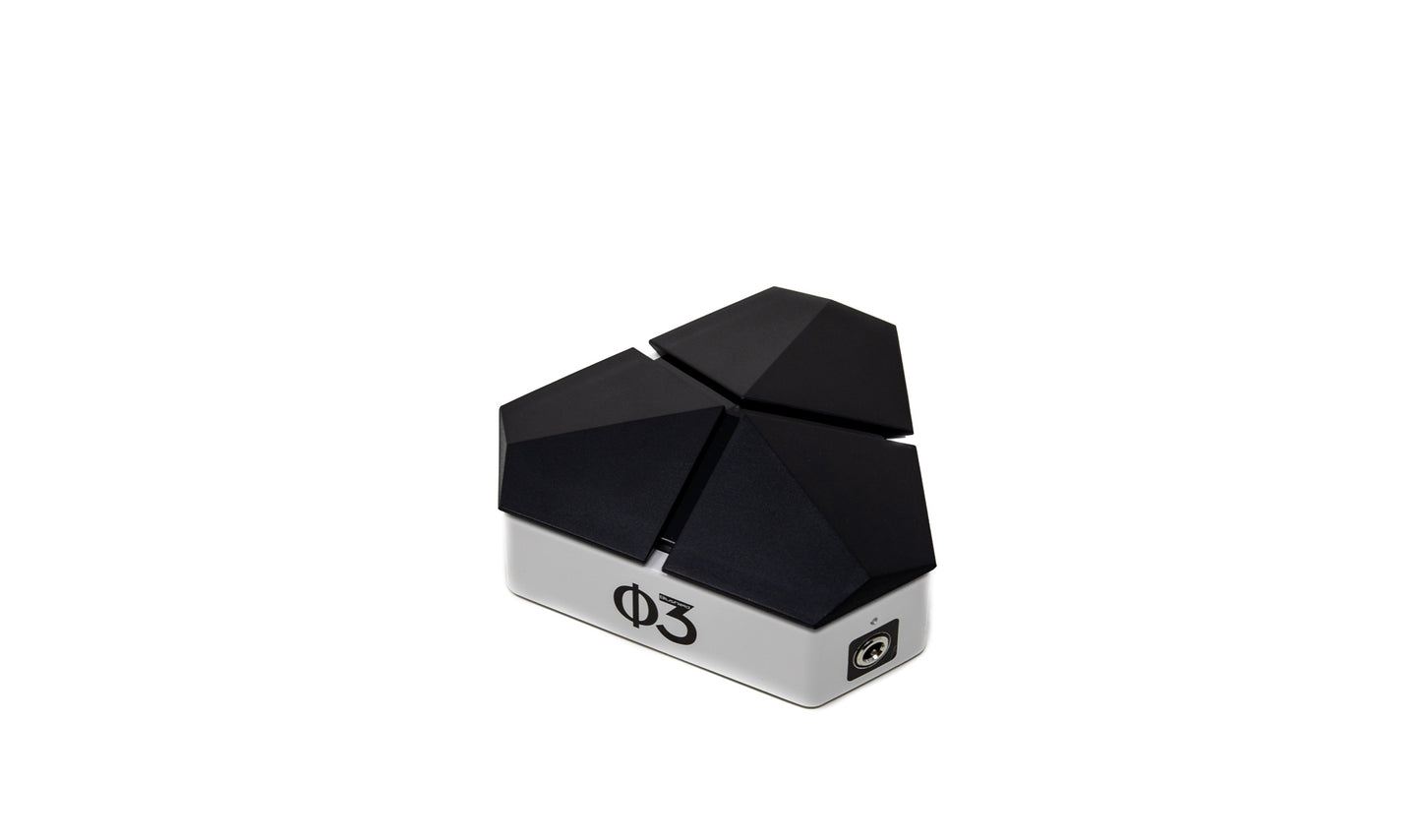 EMF PROTECTION  - Photo of Phi 03:  top, front and side views