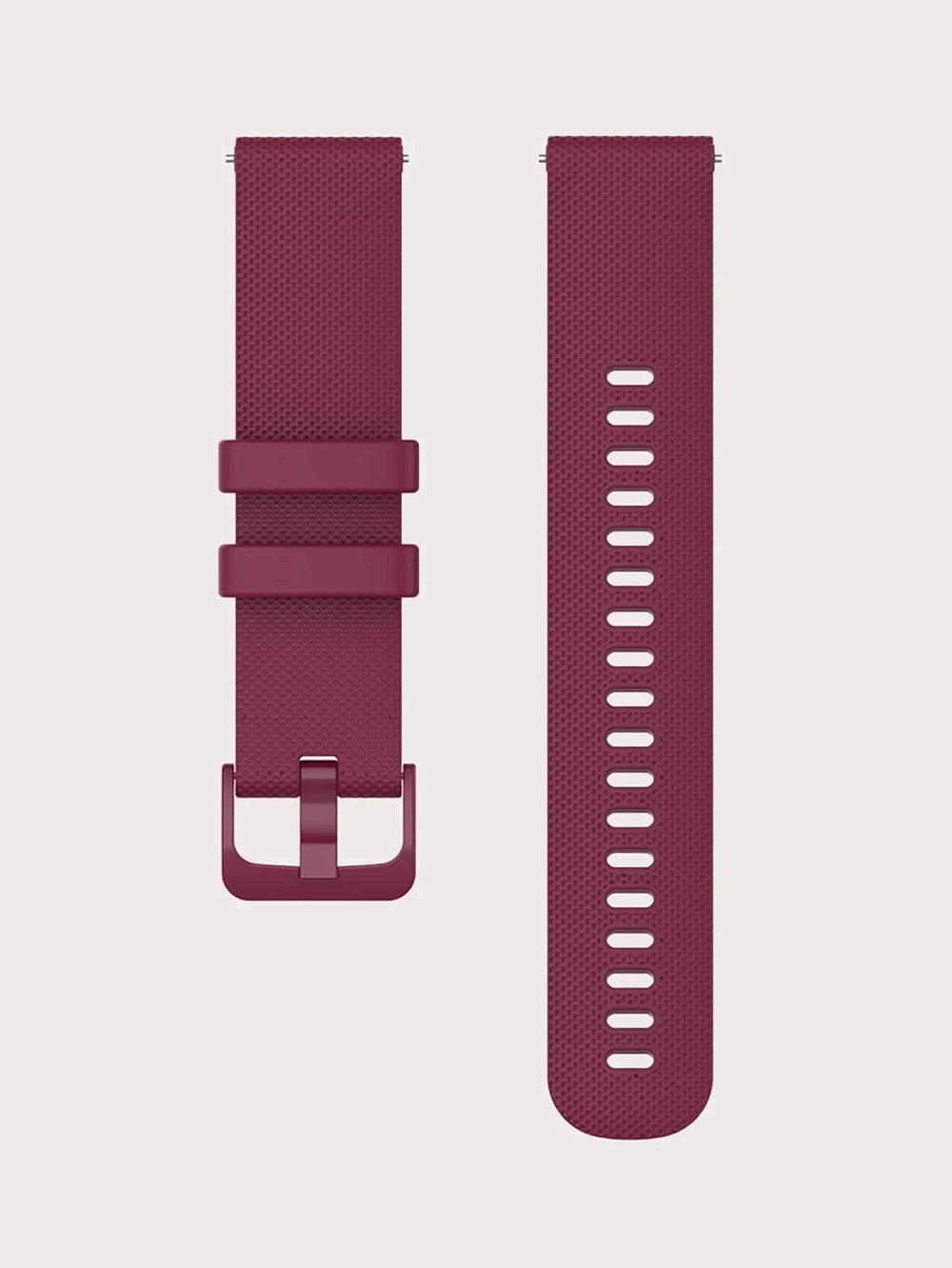Burgundy watch strap for W1