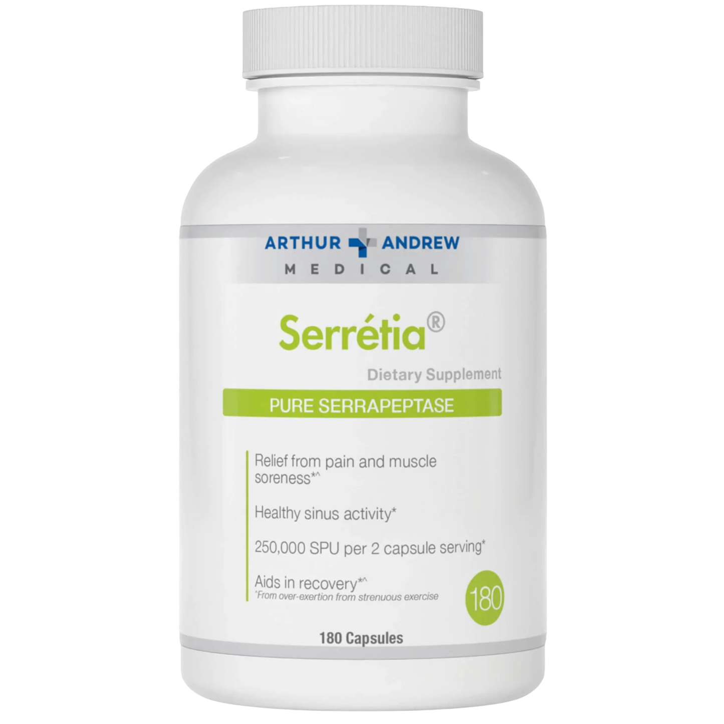 Systemic enzymes supplement bottle